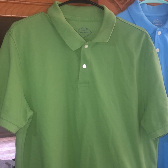 Set of 2 ST. John’s Bay Mens Legacy Polos SZ MEDIUM EUC - Picture 4 of 15